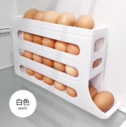 ORGANIZADOR DE HUEVOS DESLIZANTE 4 NIVELES