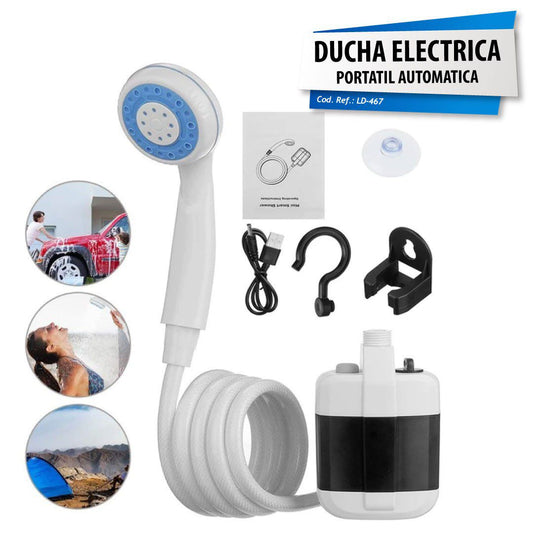 DUCHA ELECTRICA PORTATIL PLASTICA