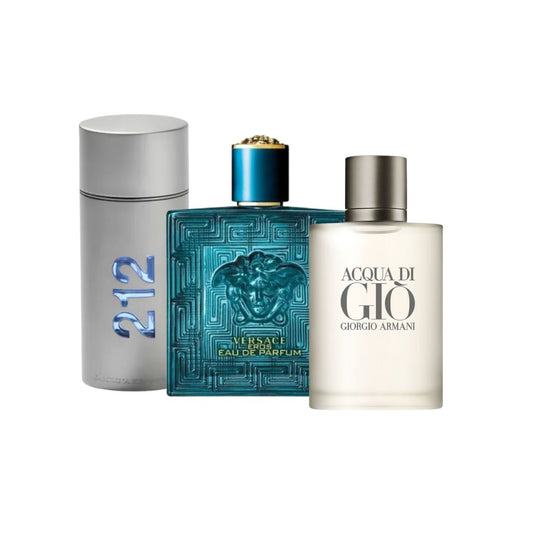 VERSACE EROS | AQUA DE GIO | 212 NCY MEN